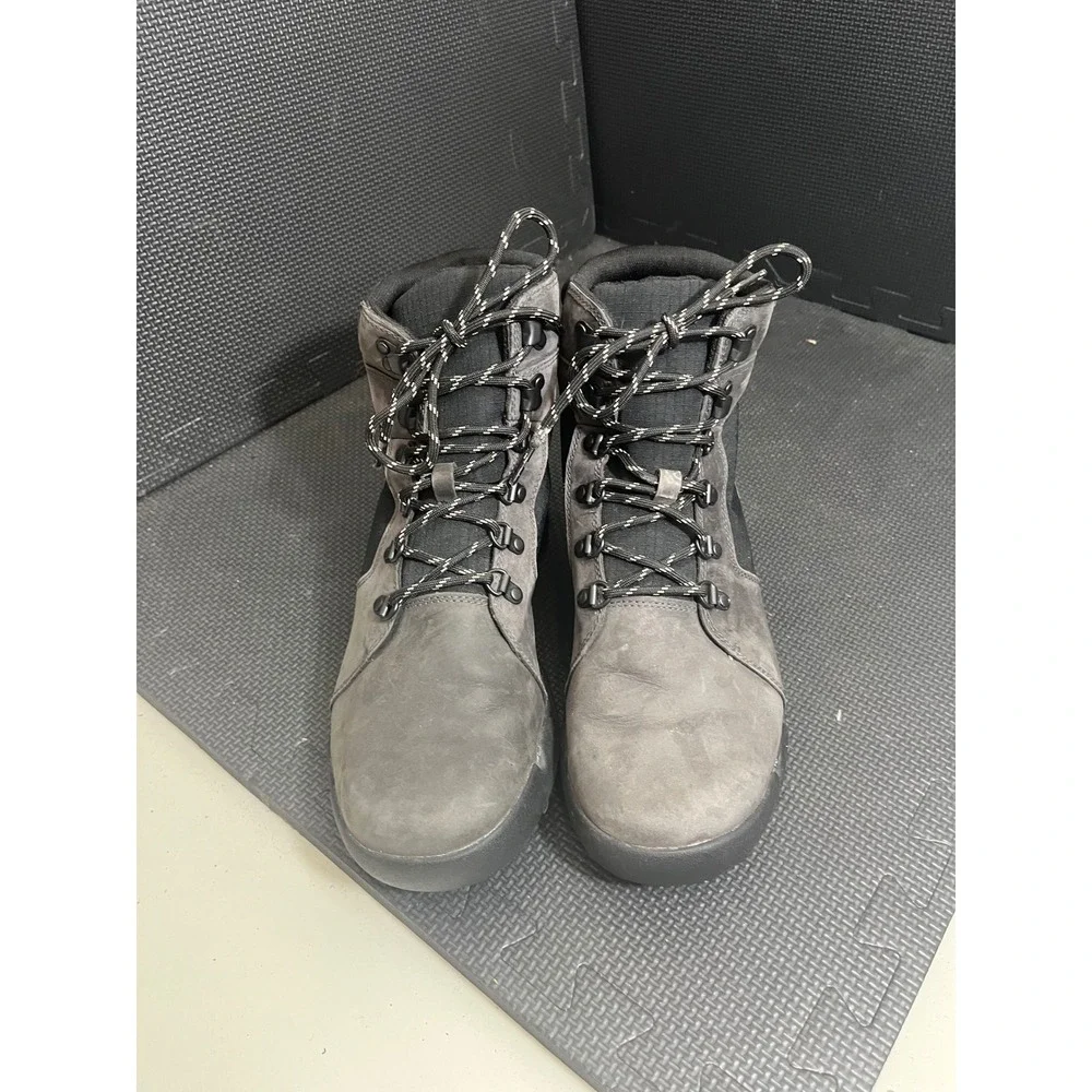 Sorel Leather Hiking Boots Mens‎ 10 Gray Black Waterproof Suede LM5327-089